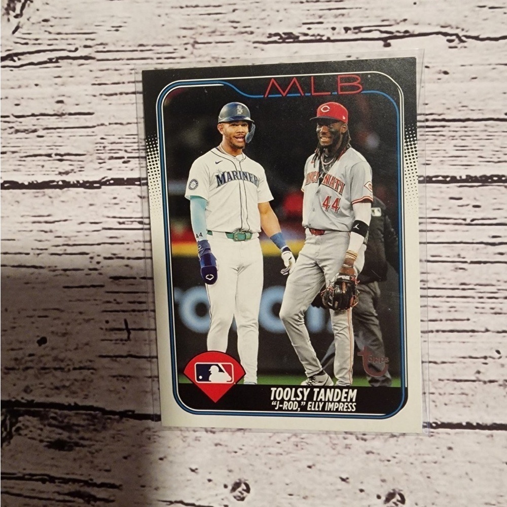 2024 Topps Update Veteran Combos JULIO RODRIGUEZ ELLY DE LA CRUZ /99 #US238 - Picture 1 of 3